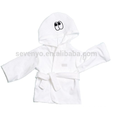 Extra Soft infant hooded bathrobes baby Towels, 100% Organic Cotton,Big Eyes Style,Good for Boys and Girls at Bath or Beach